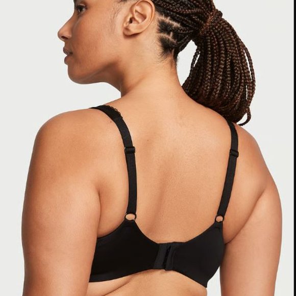 38G Victoria Secret BODY BY VICTORIA Unlined Full Coverage Bra Smooth Microfiber - Picture 3 of 9